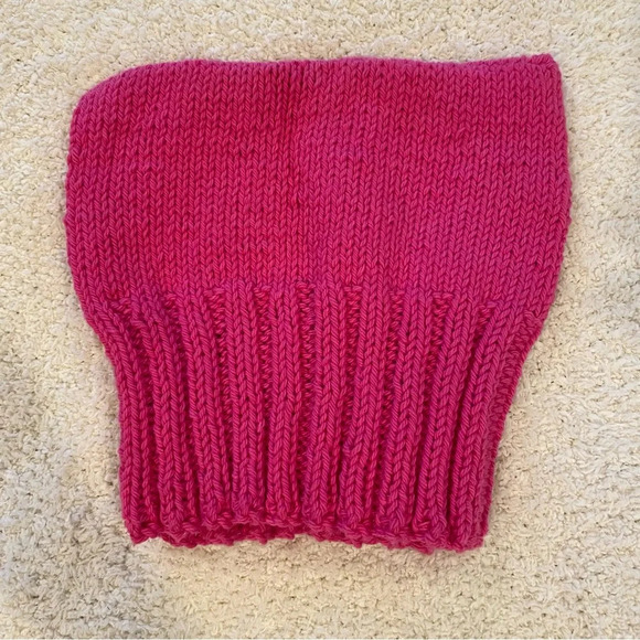 Pink Knit Beanie - Picture 5 of 5
